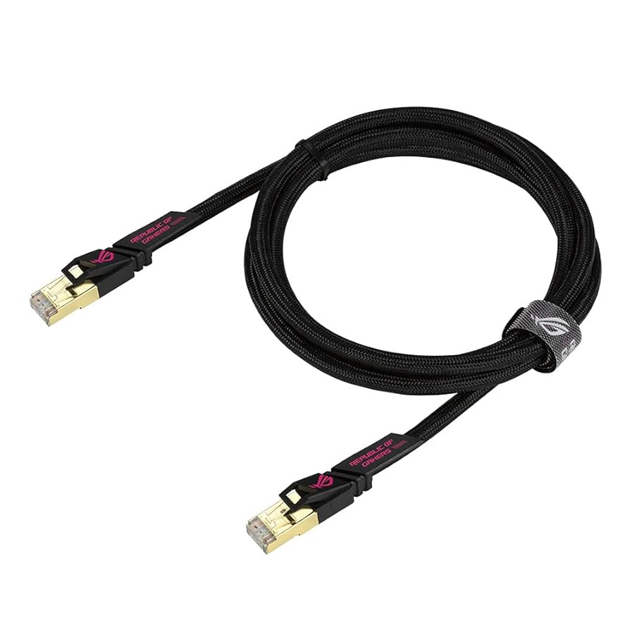 ASUS ROG CAT7 CABLE ネットワーク ケーブル LAN３M Amazon.co.jp: ASUS ROG CAT7 CABLE 最大600MHzおよび10GB 転送